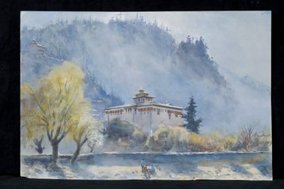 Paro Dzong, Bhutan, 2013 von Tim Scott Bolton